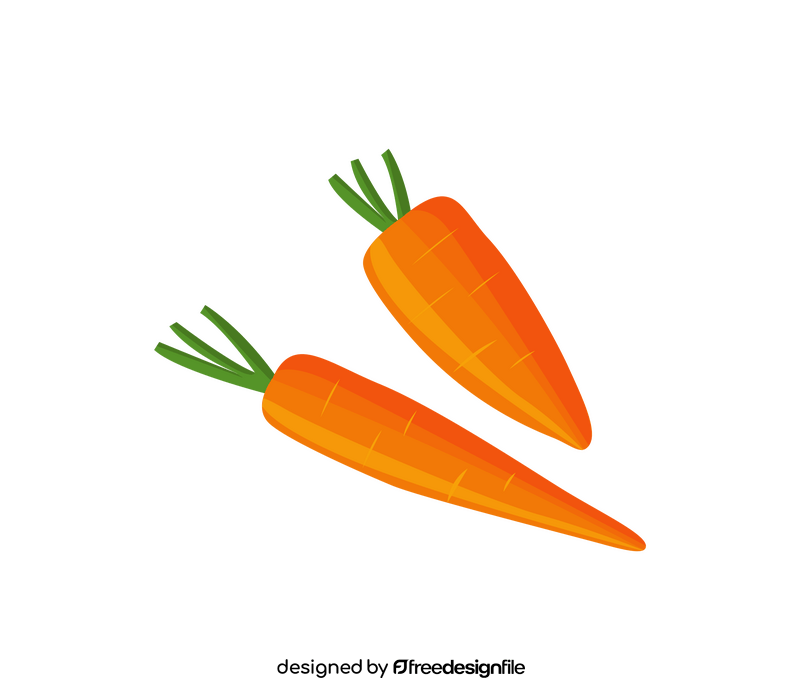 Fresh carrot illustration clipart