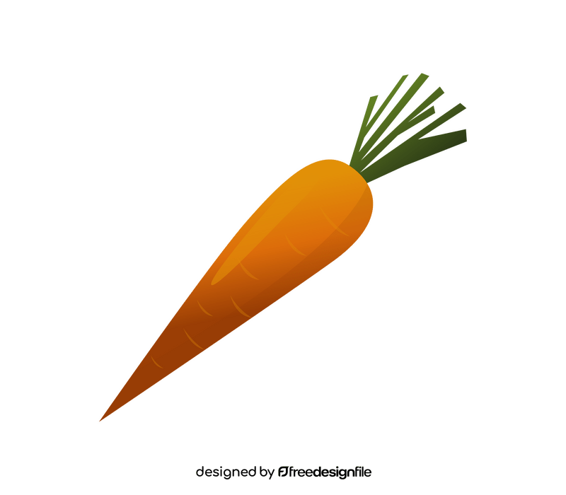 Carrot cartoon clipart