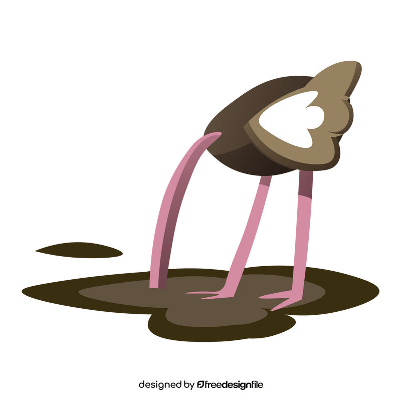 Ostrich hide clipart
