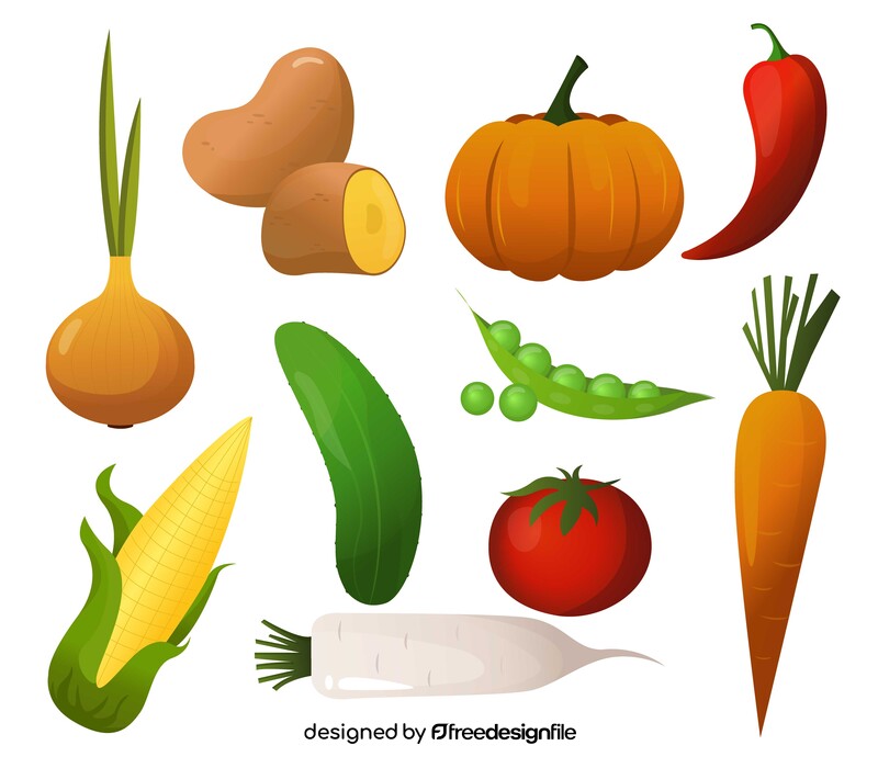 Vegetables vector