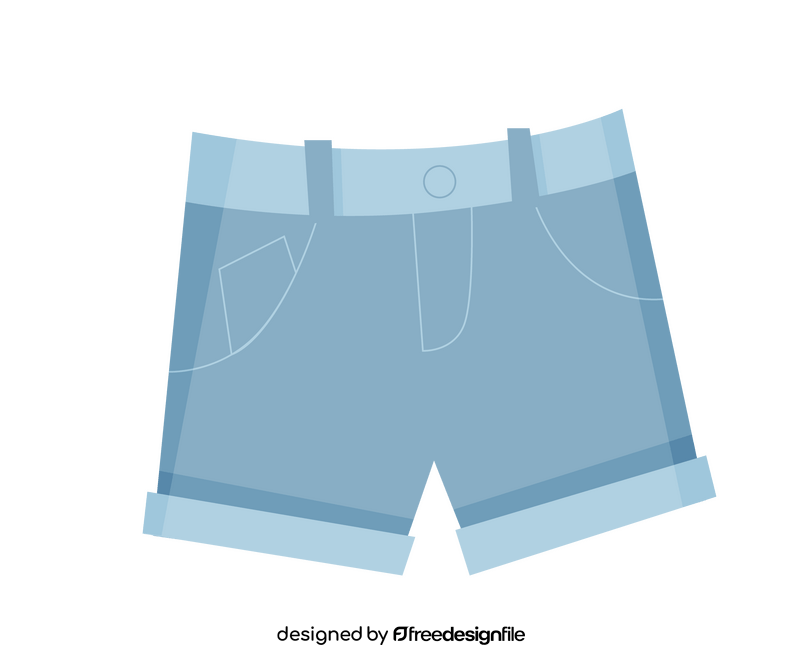 Women shorts illustration clipart