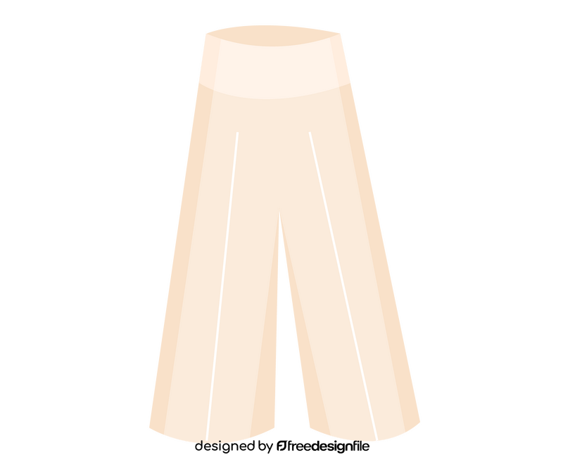 Trousers for girls clipart