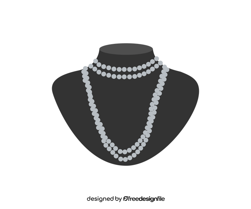 Free beads necklace clipart