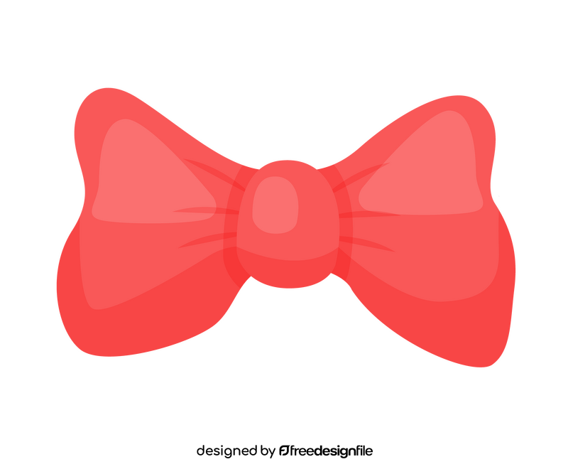 Decorative bow ribbon clipart