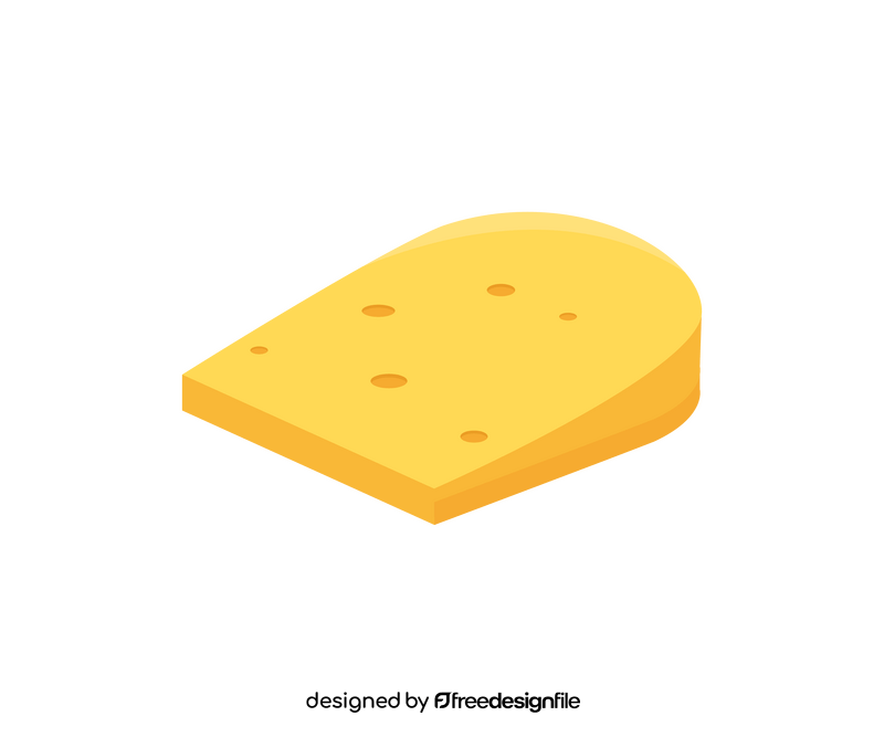 Hard cheese cartoon clipart