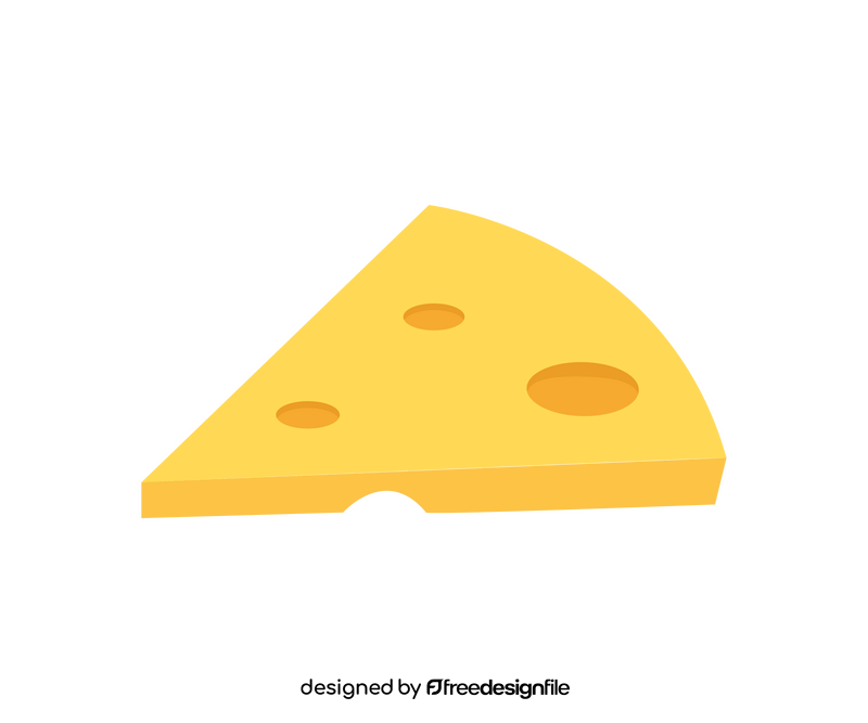 Sliced ​cheese clipart