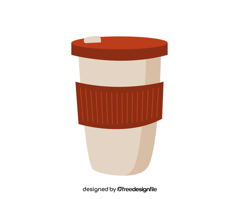 Eco paper cup illustration clipart