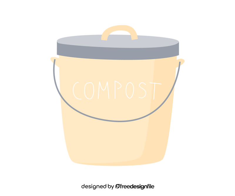 Compost bucket clipart