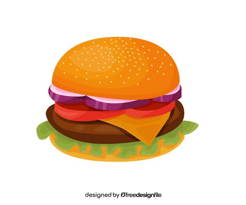 Free cheeseburger clipart
