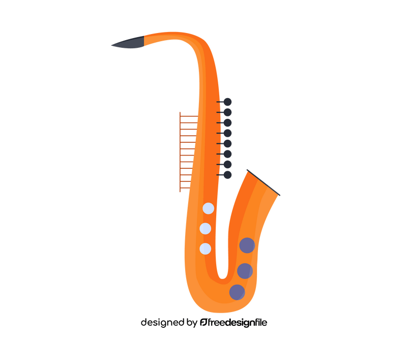 Saxophone illustration clipart