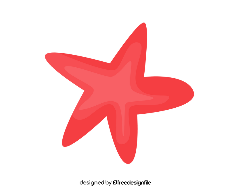 Starfish cartoon clipart