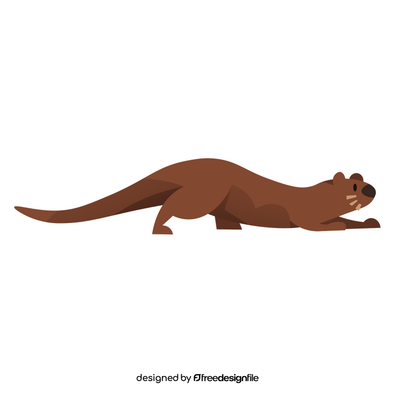 Otter animal clipart