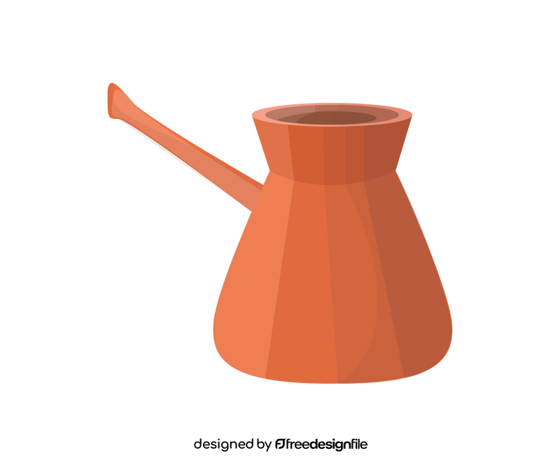 Turkish coffee pot clipart