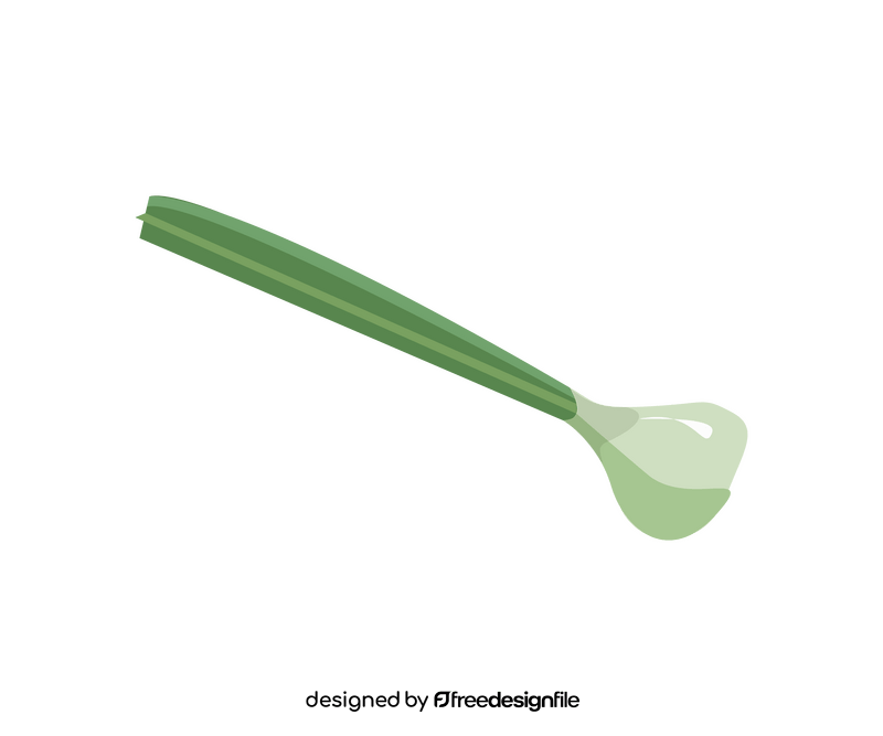 Spring onion leaves clipart