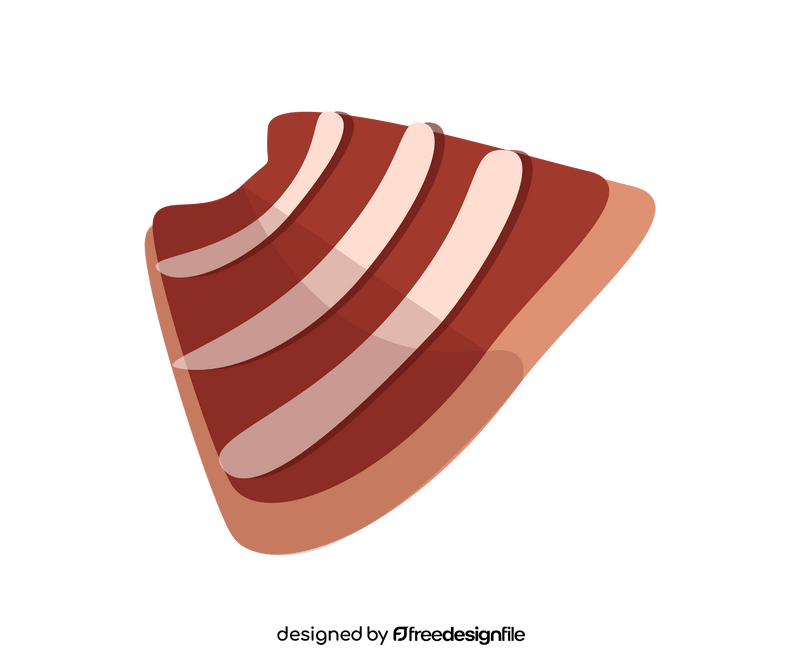Fresh bacon illustration clipart