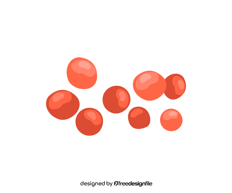 Red caviar clipart