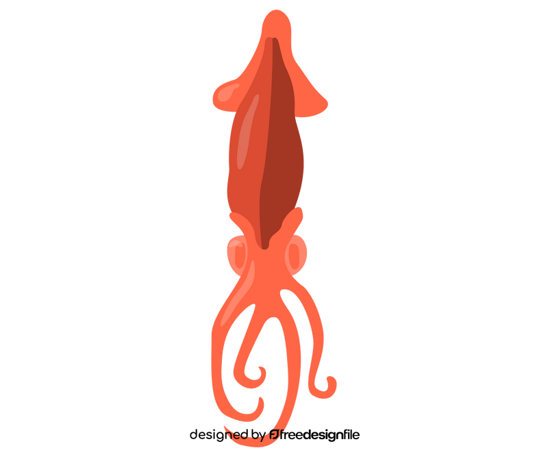 Fish squid meat clipart