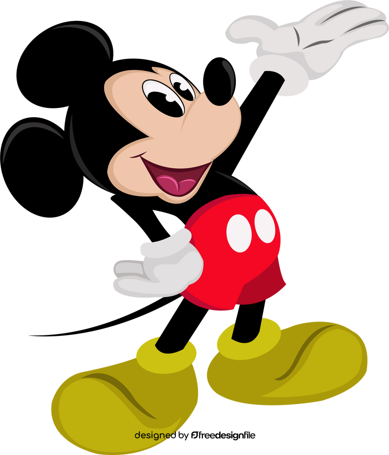 Cute mickey mouse clipart
