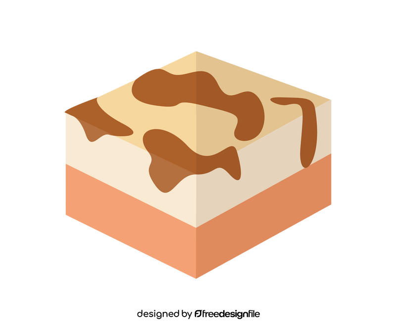 Mini cheesecake illustration clipart