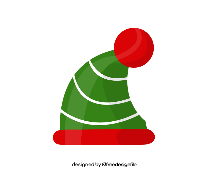 Christmas hat drawing clipart