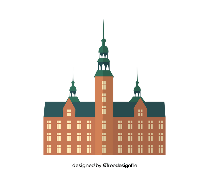 Rosenborg Castle, Copenhagen, Denmark clipart