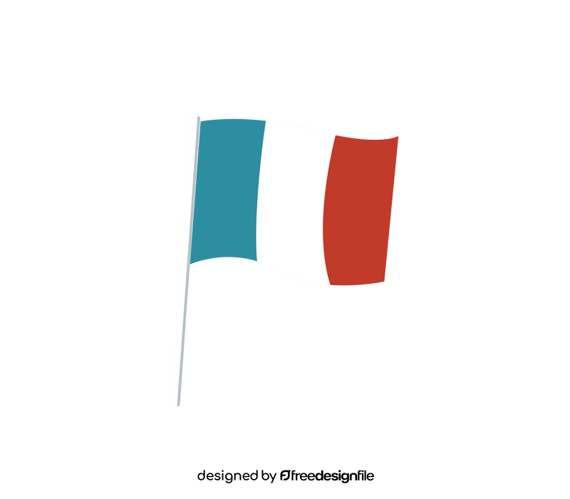 France flag illustration clipart