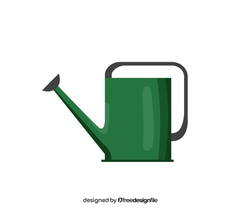Watering can illustration clipart