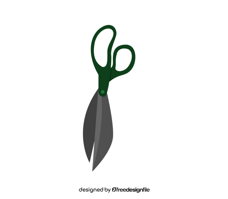Cartoon gardening scissors clipart