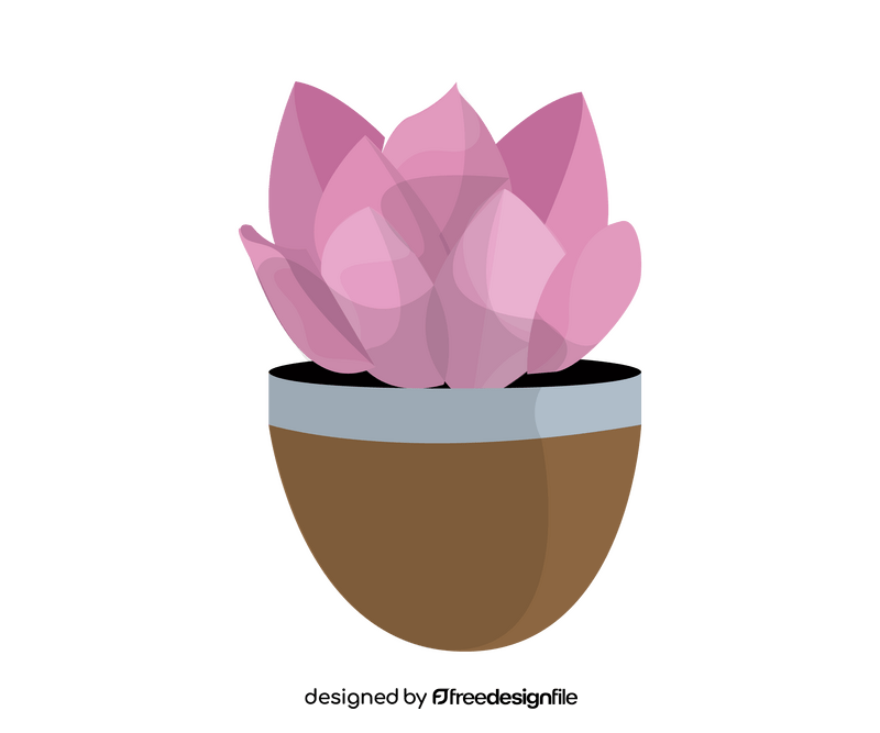 Pink houseplant clipart