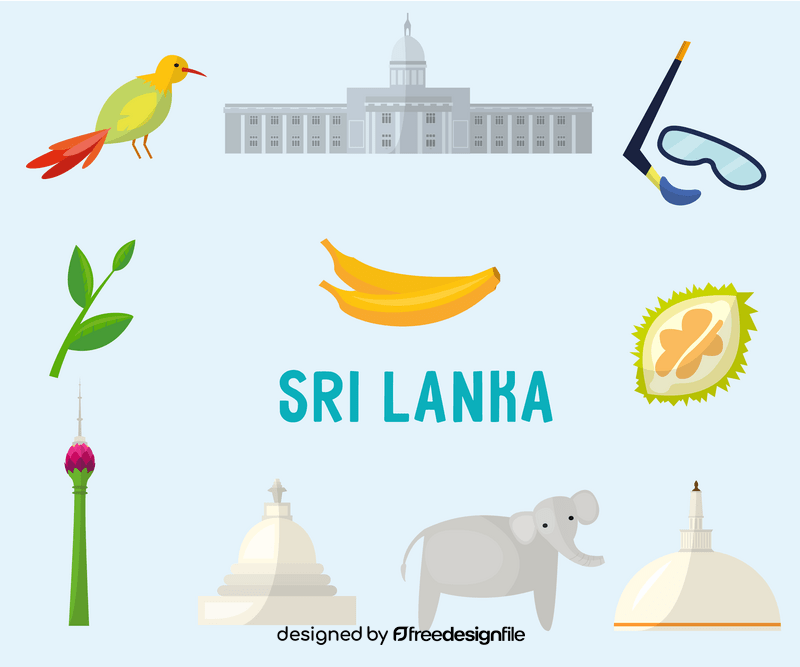 Sri Lanka free vector