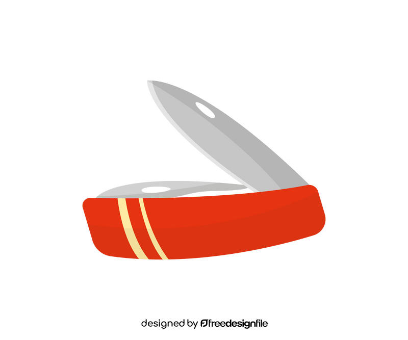 Cartoon Swiss knife clipart