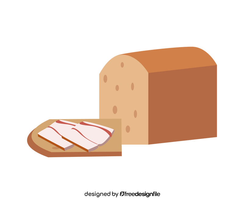 Ukrainian bread illustration clipart