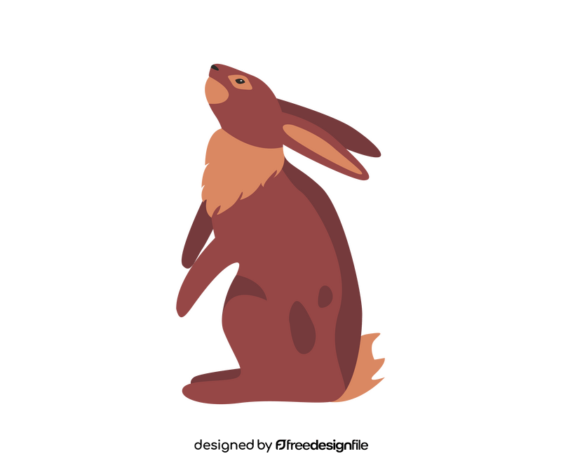 Hare illustration clipart