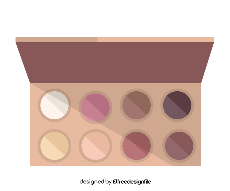 Makeup palette illustration clipart