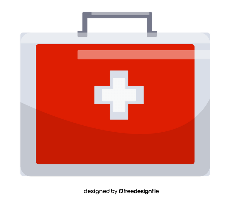 First aid medical box clipart