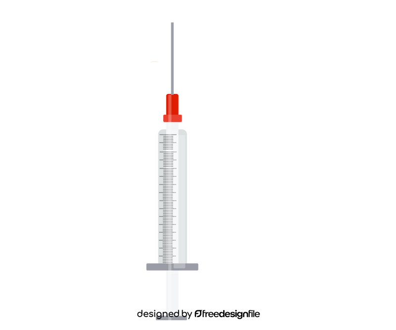 Medicine syringe clipart