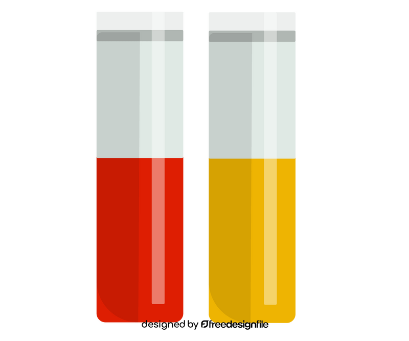 Medicine laboratory test tubes illustration clipart