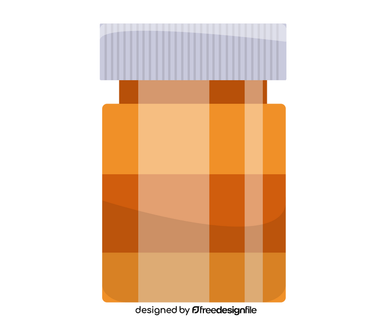 Medicine pill bottle clipart