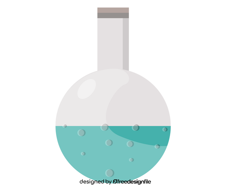 Chemistry flask clipart
