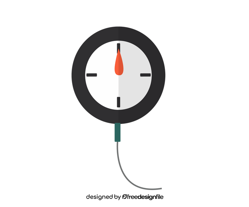 Mechanical blood pressure monitor clipart
