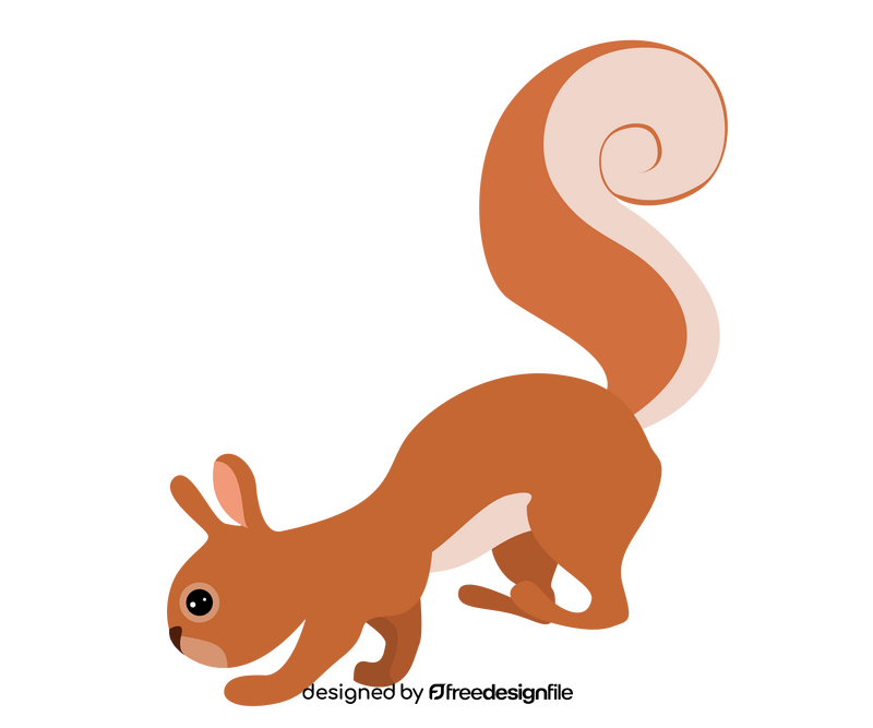 Squirrel drawing clipart