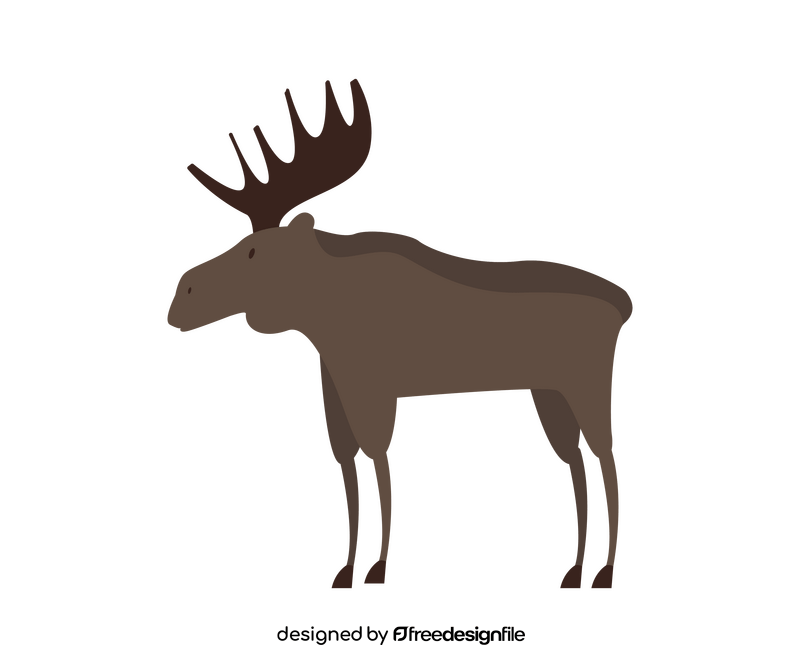 Moose drawing clipart