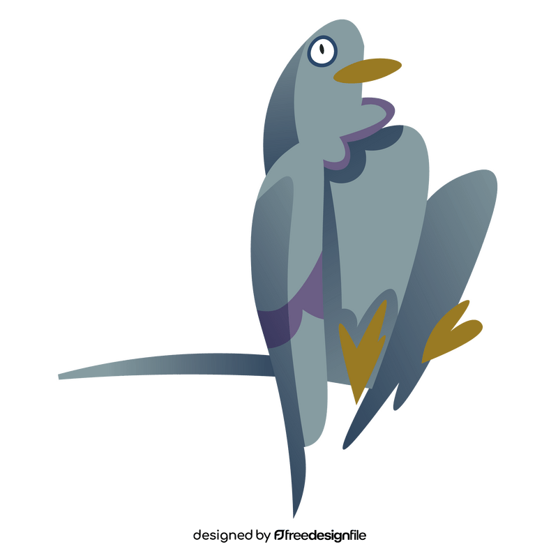 Pigeon cartoon clipart