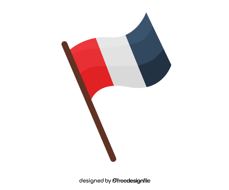 Cartoon France Flag clipart