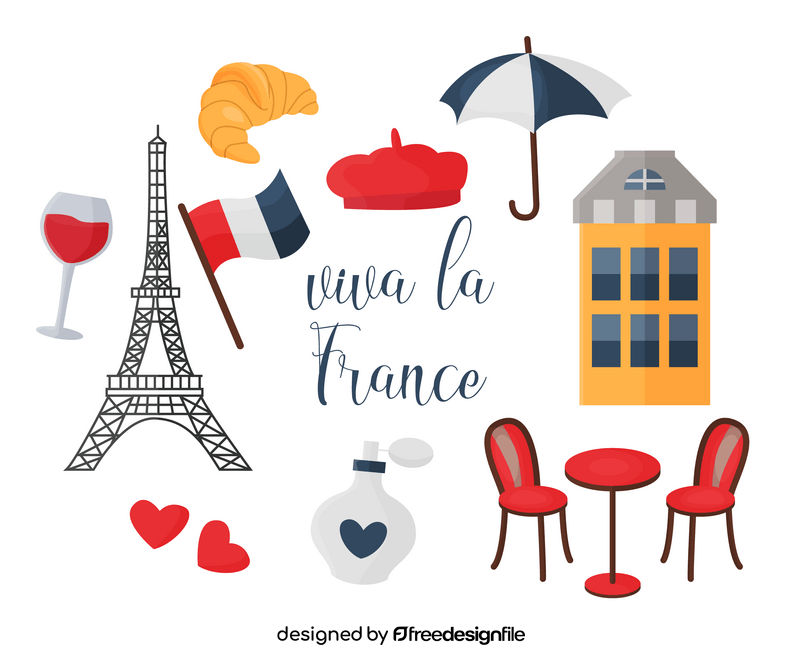 France icons vector
