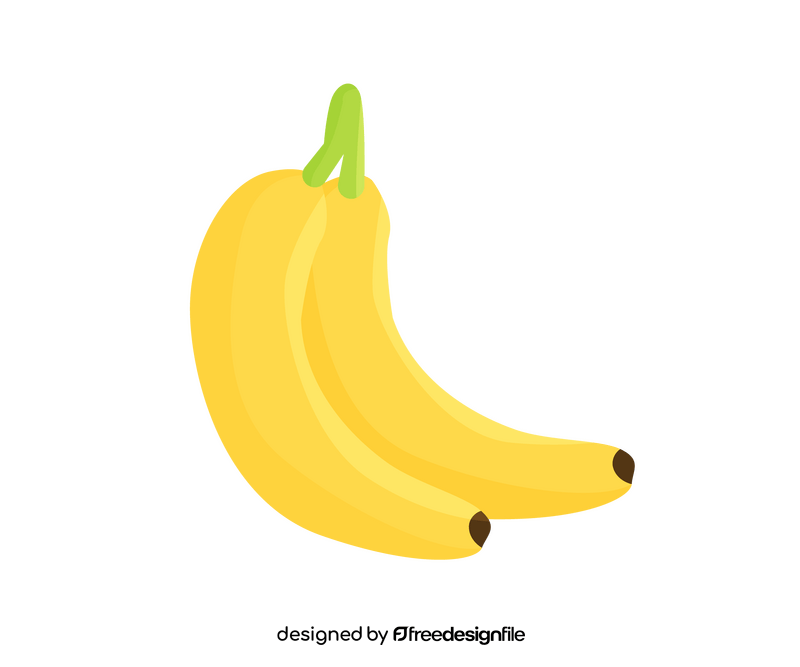 Cartoon bananas clipart