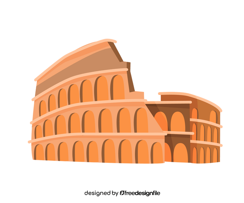 Colosseum, Rome, Italy clipart