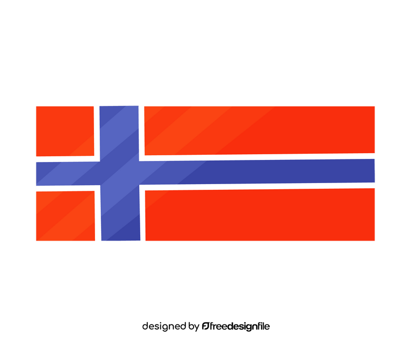 Norway flag clipart