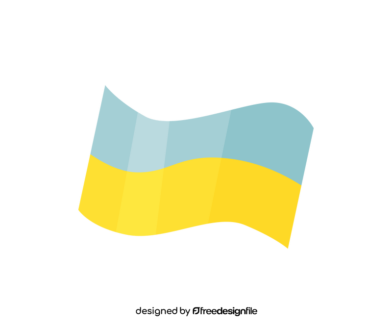Ukraine flag clipart