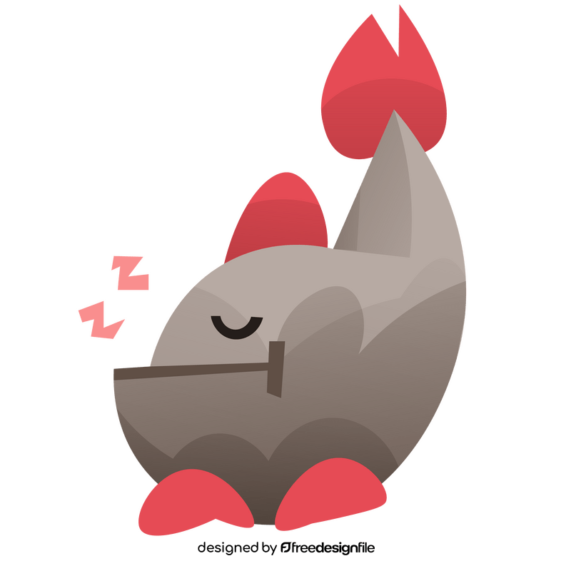 Piranha sleepy clipart